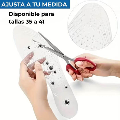 Plantillas Magnéticas para Alivio del Dolor en Pies, Fascitis y Juanetes