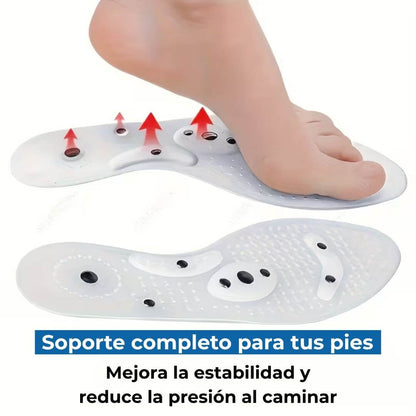 Plantillas Magnéticas para Alivio del Dolor en Pies, Fascitis y Juanetes