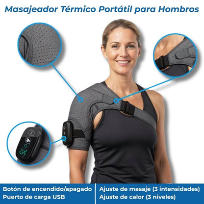 Masajeador Térmico Portátil para Hombros