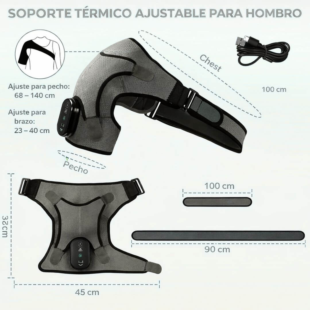 Masajeador Térmico Portátil para Hombros
