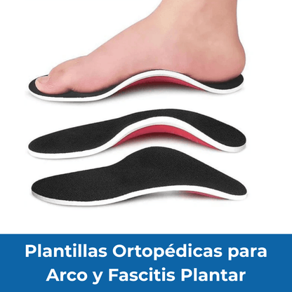 Plantillas Ortopédicas para Arco y Fascitis Plantar