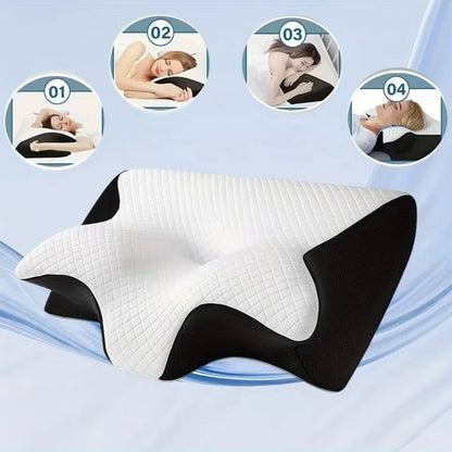 Almohada Ergonómica de Soporte Cervical para Alivio del Dolor