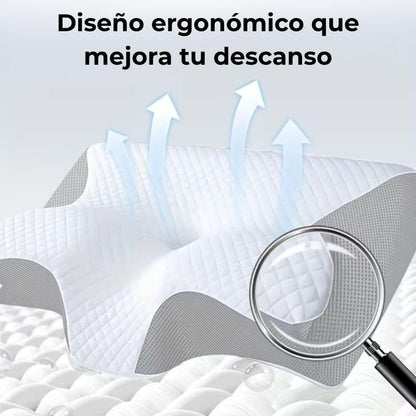 Almohada Ergonómica de Soporte Cervical para Alivio del Dolor