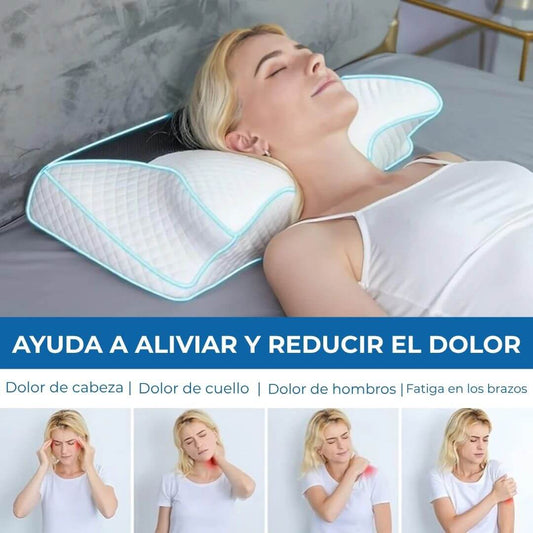 Almohada Ergonómica de Soporte Cervical para Alivio del Dolor