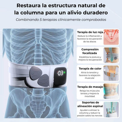 Cinturón de Masaje para Alivio Lumbar
