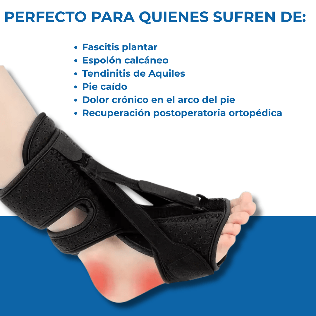 Férula Ortopédica para Fascitis Plantar y Soporte de Tobillo