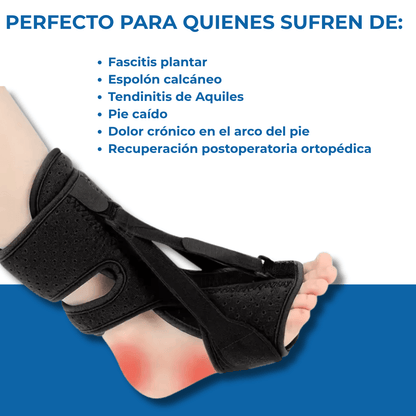 Férula Ortopédica para Fascitis Plantar y Soporte de Tobillo