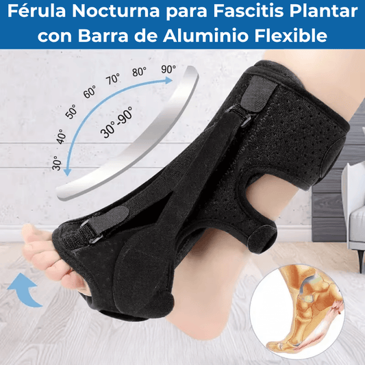 Férula Ortopédica para Fascitis Plantar y Soporte de Tobillo