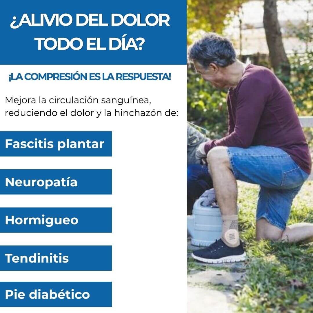 Media Ortopédica de Compresión para Fascitis Plantar – Alivio Diario