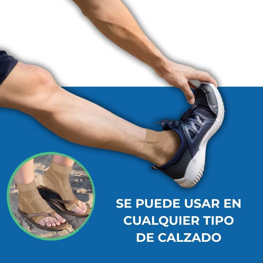 Media Ortopédica de Compresión para Fascitis Plantar – Alivio Diario