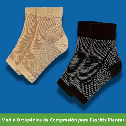 Media Ortopédica de Compresión para Fascitis Plantar – Alivio Diario
