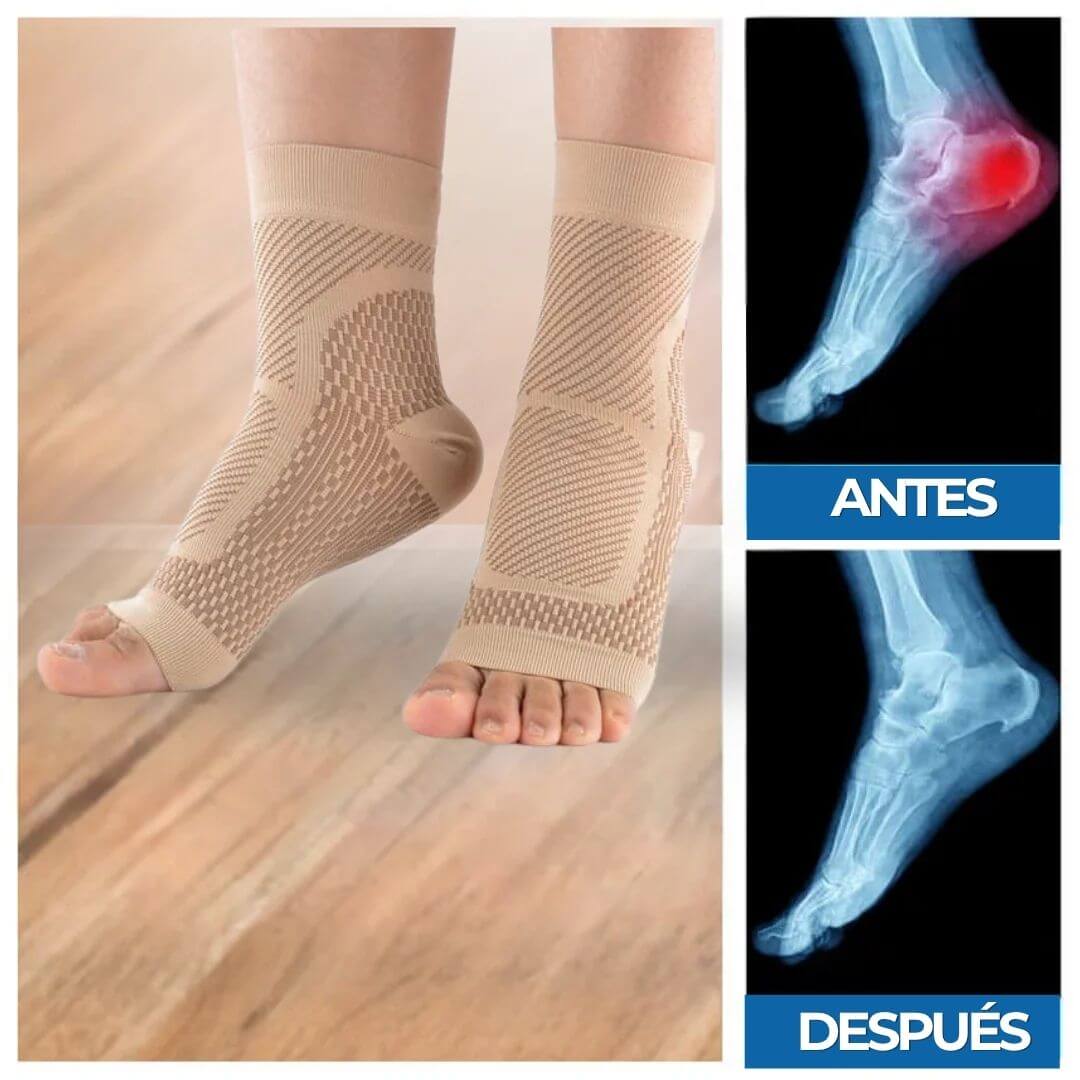 Media Ortopédica de Compresión para Fascitis Plantar – Alivio Diario